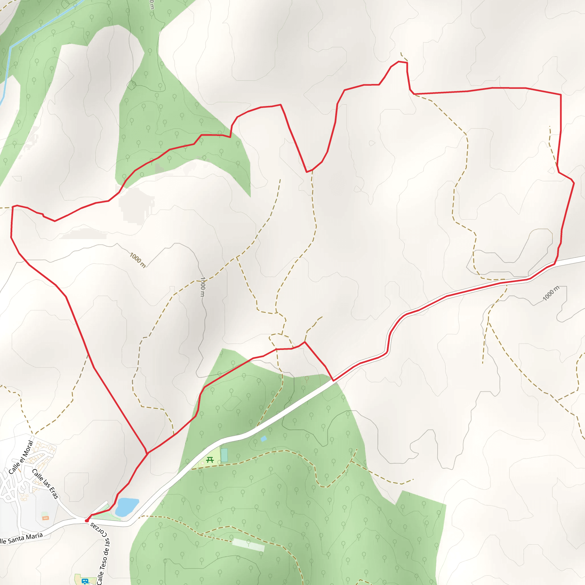 Path of the Encinar PR SA 42 mobile static map