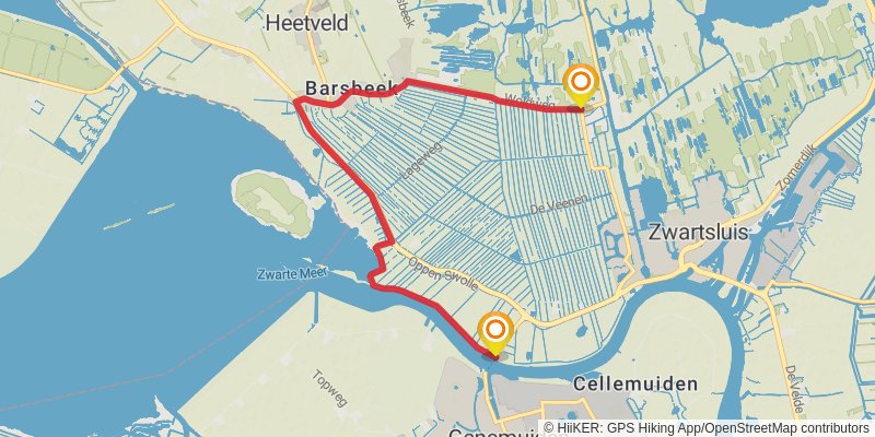 Overijssels Havezatenpad alt 6 Map