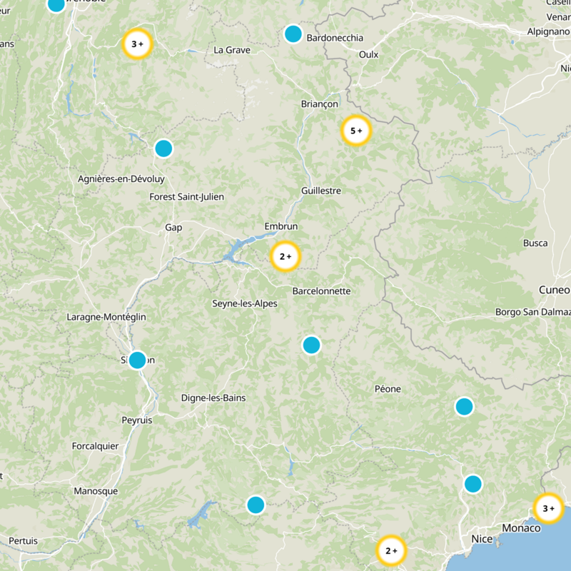 Le Lauzet-Ubaye Static Map