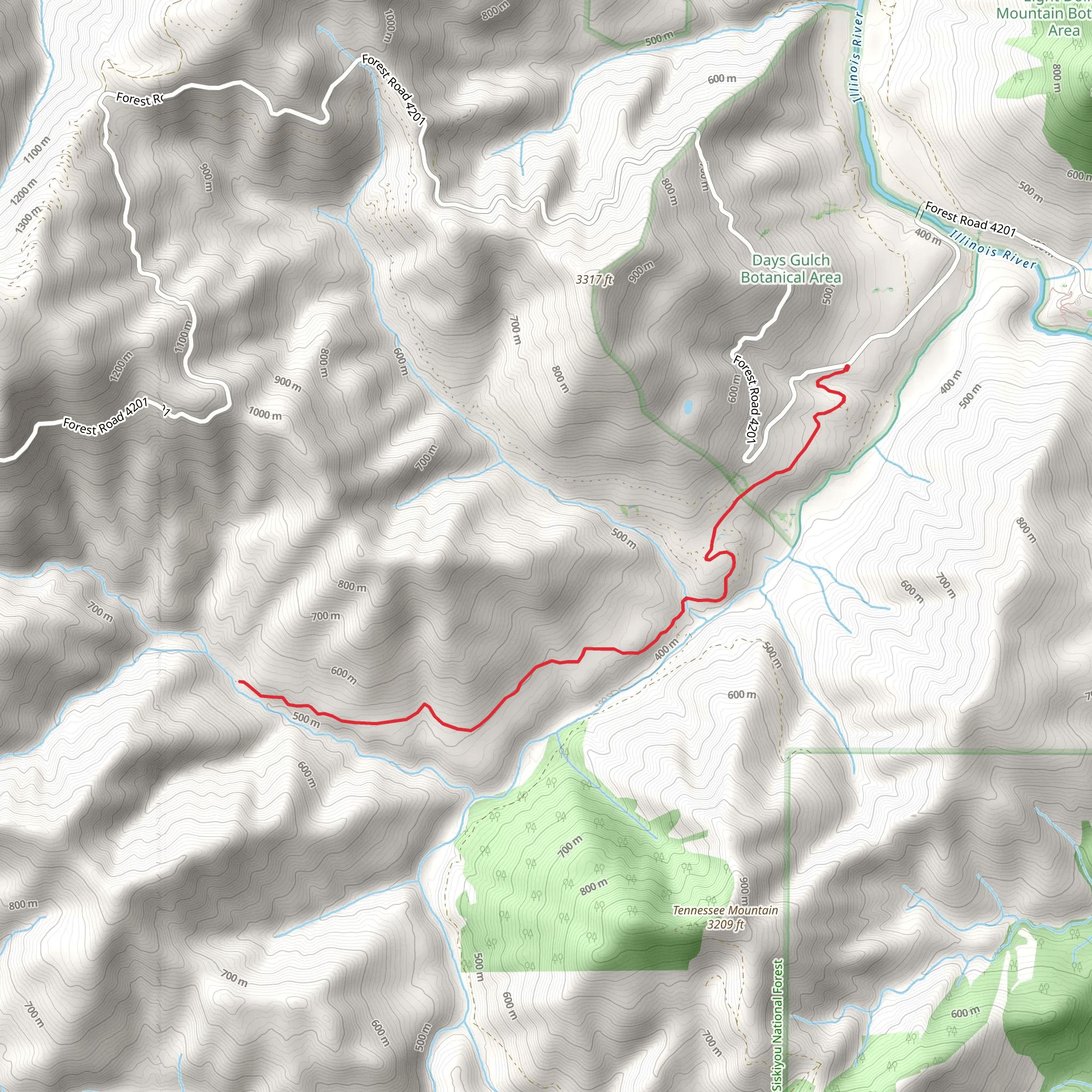 Fiddler Gulch mobile static map