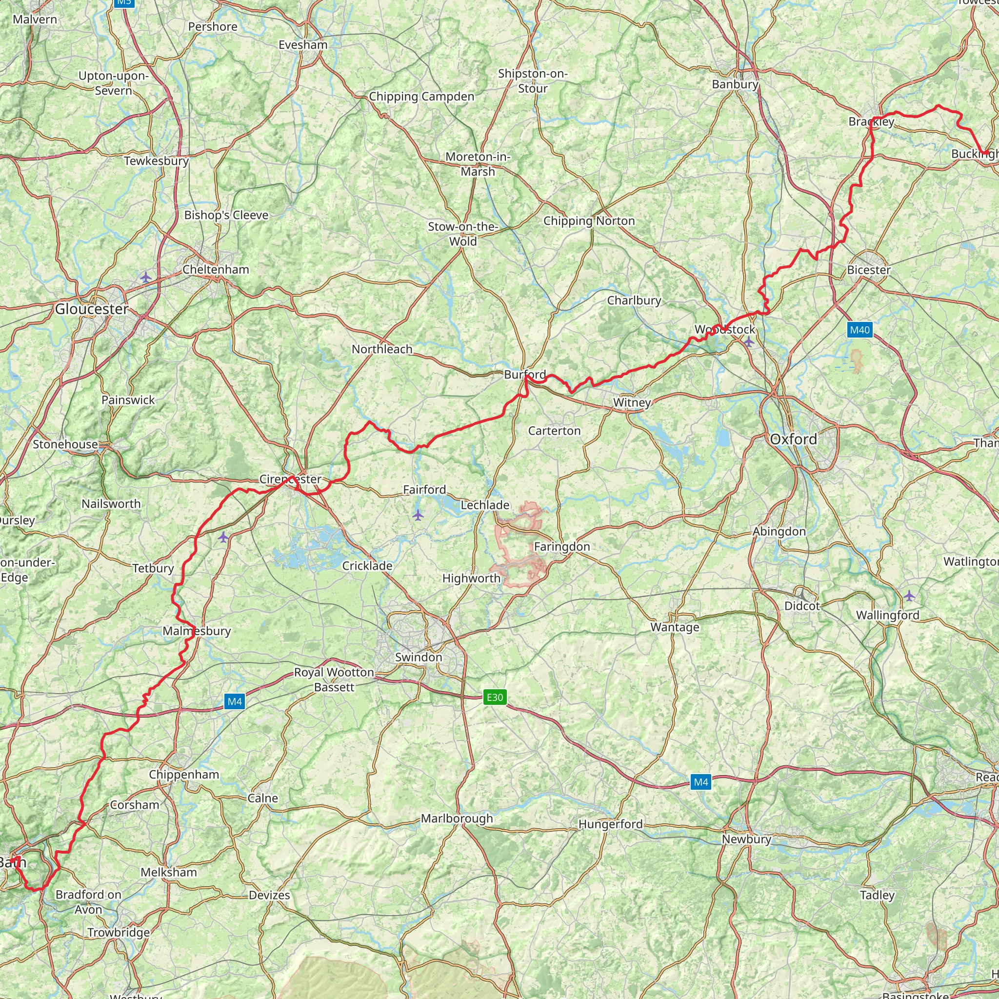 Palladian Way mobile static map