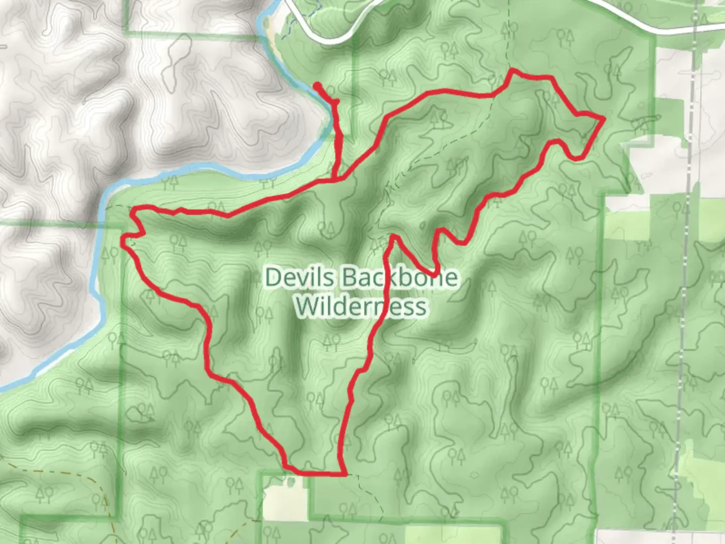 An image depicting the trail McGarr Ridge Loop Trail and its surrounding area.