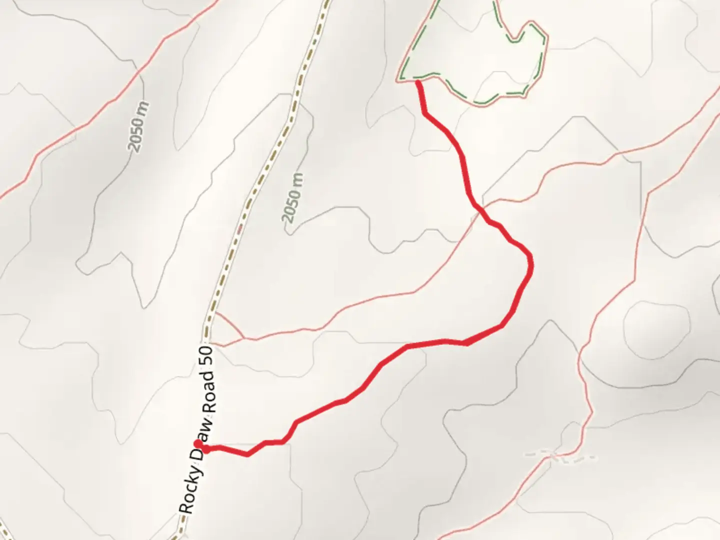 An image depicting the trail The Maze Trail and its surrounding area.