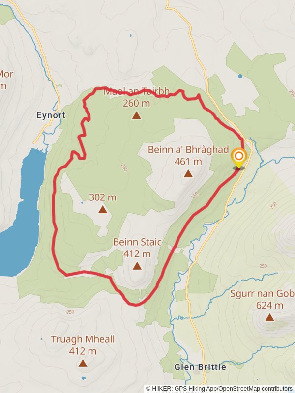 Loch Brittle to Loch Bracadale Loop Highland Scotland