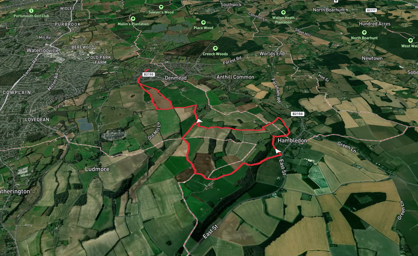 Denmead to Hambledon Loop