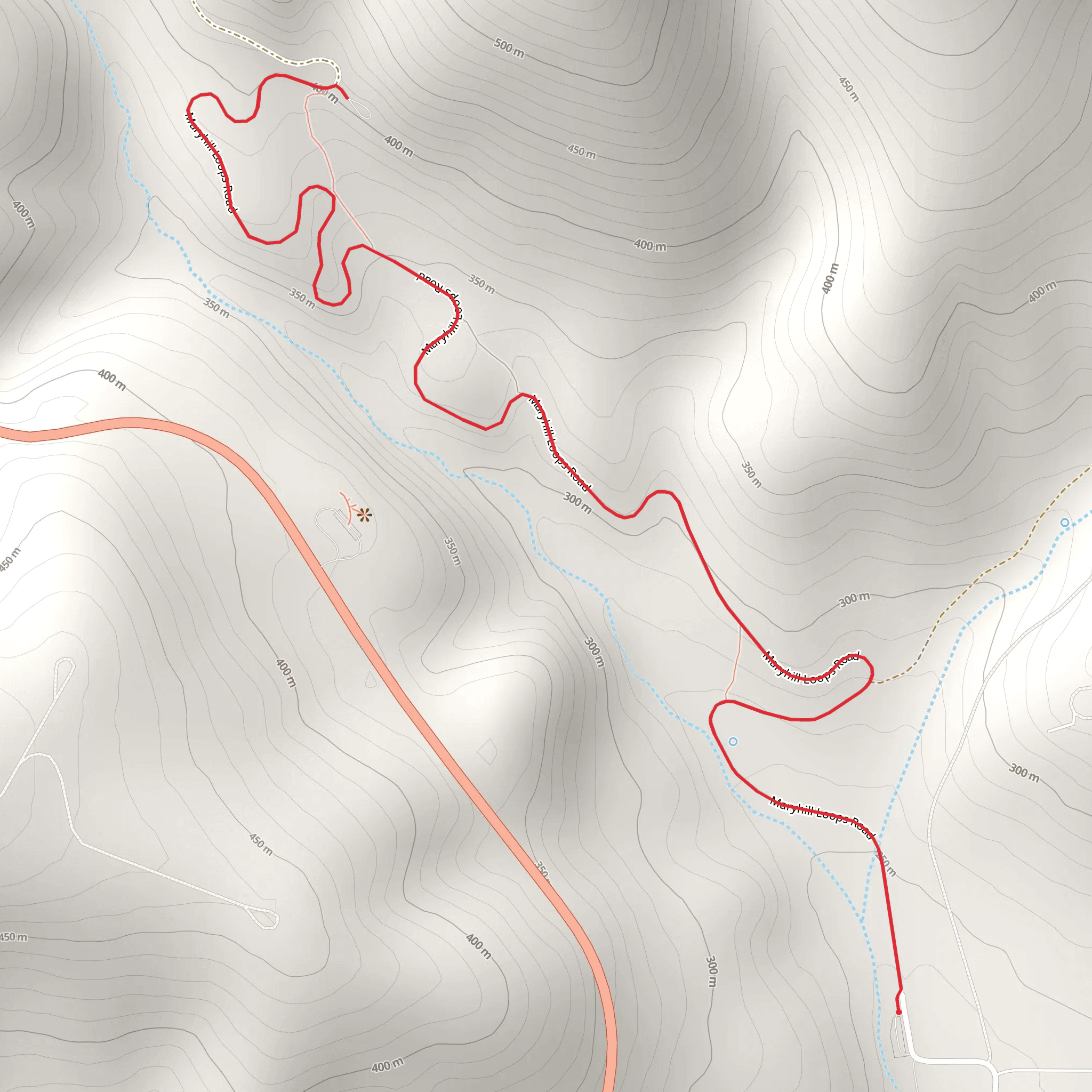 Maryhill Loops Road mobile static map