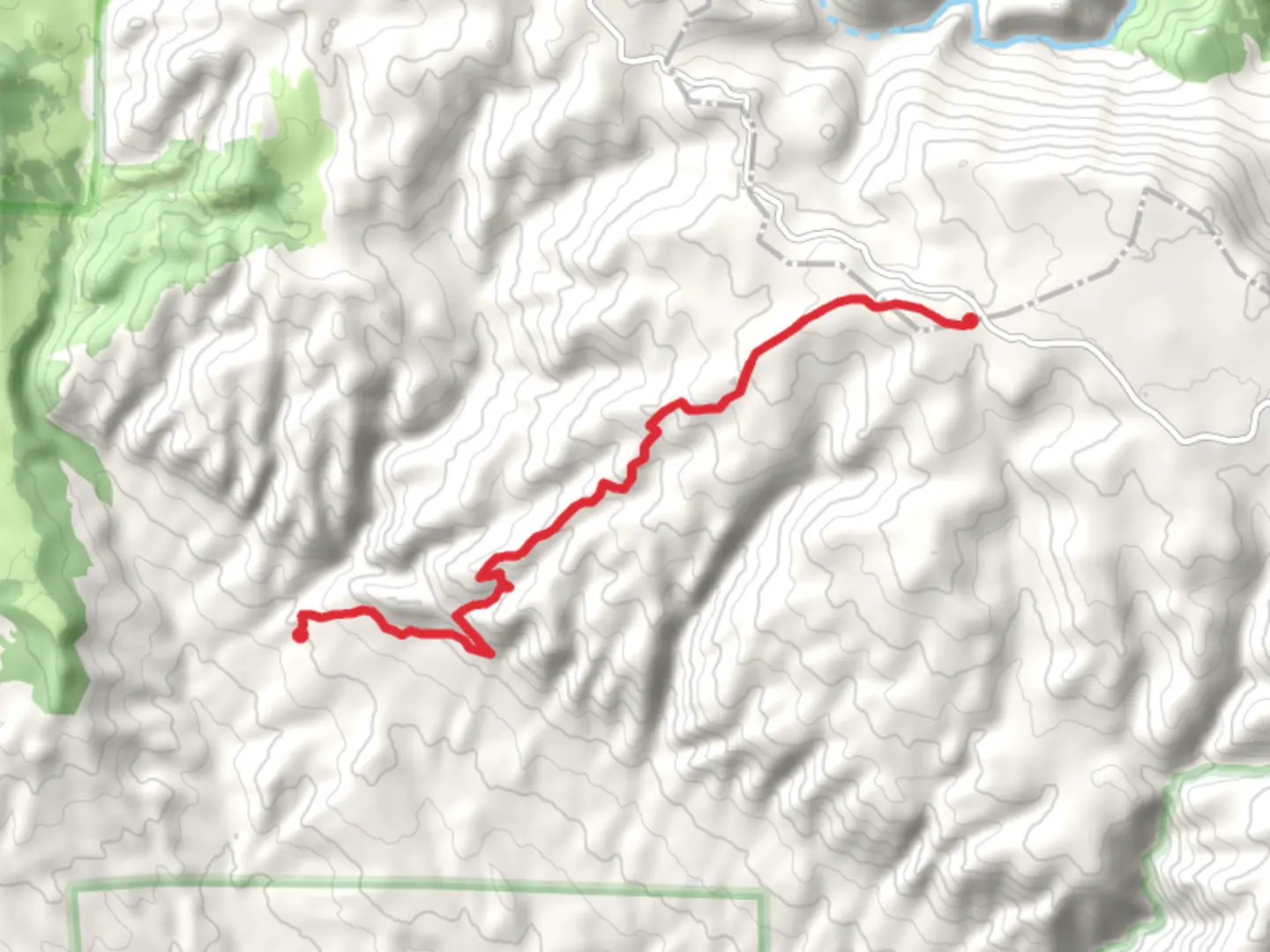 An image depicting the trail Pole Creek Trail and its surrounding area.