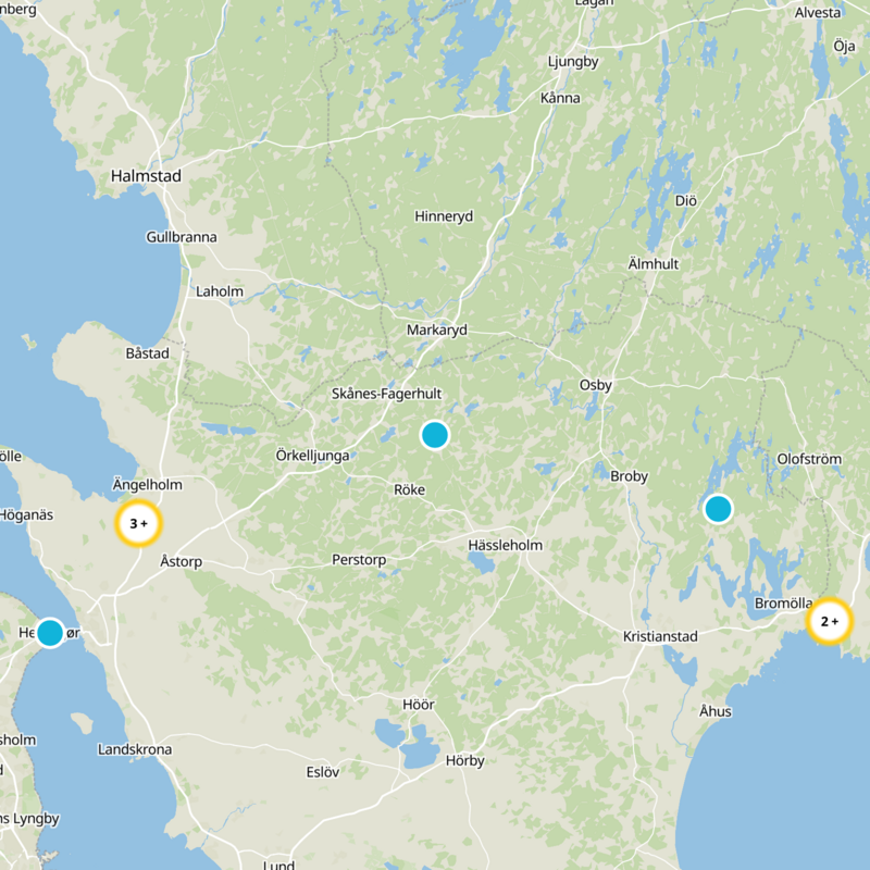 Skåne County Static Map