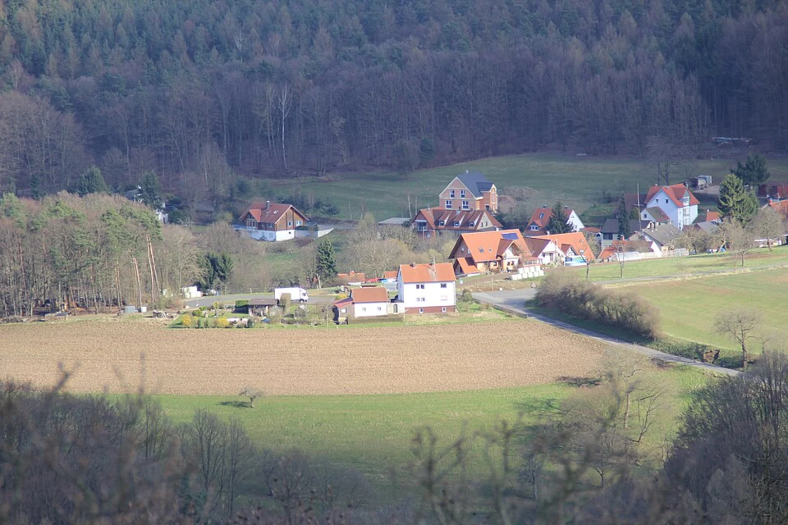 An image depicting the trail Freigerichter Bund Alzenau Loop and its surrounding area.