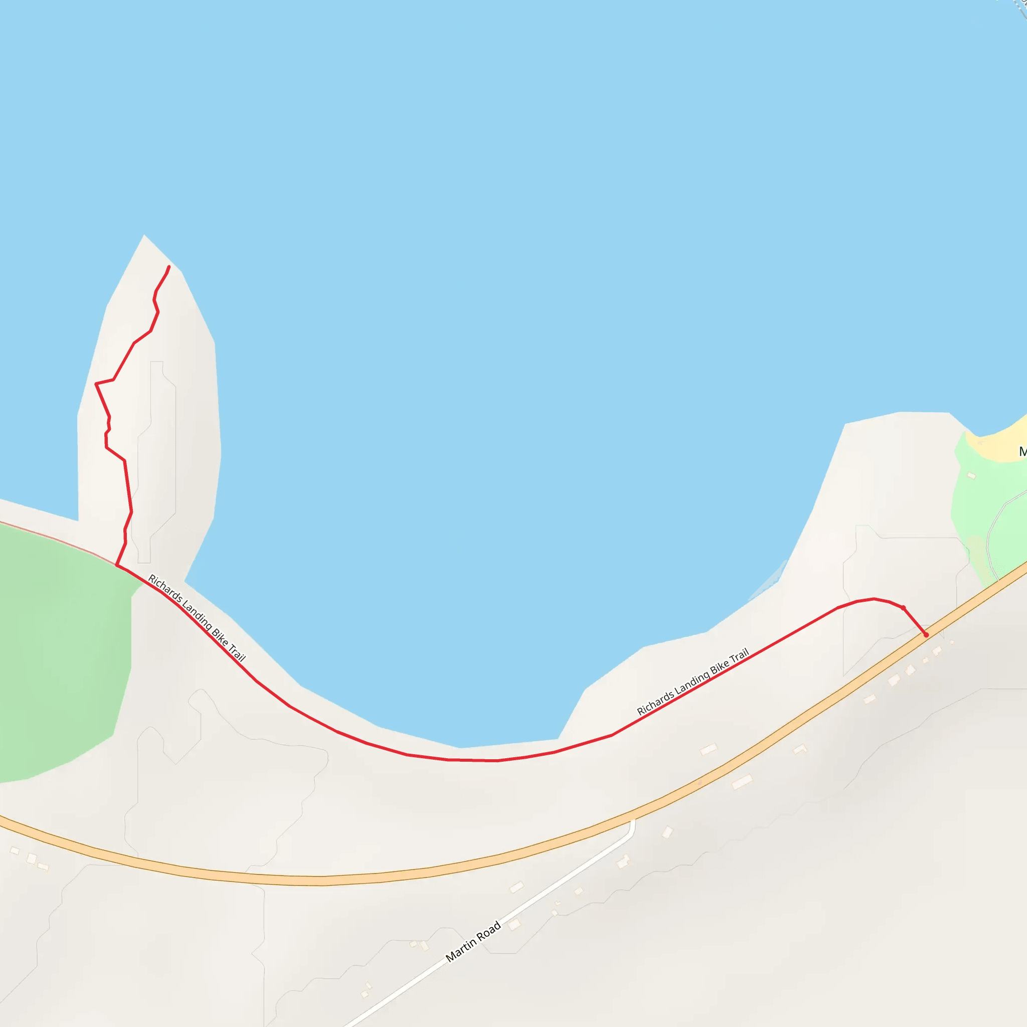 Richards Landing Trail mobile static map