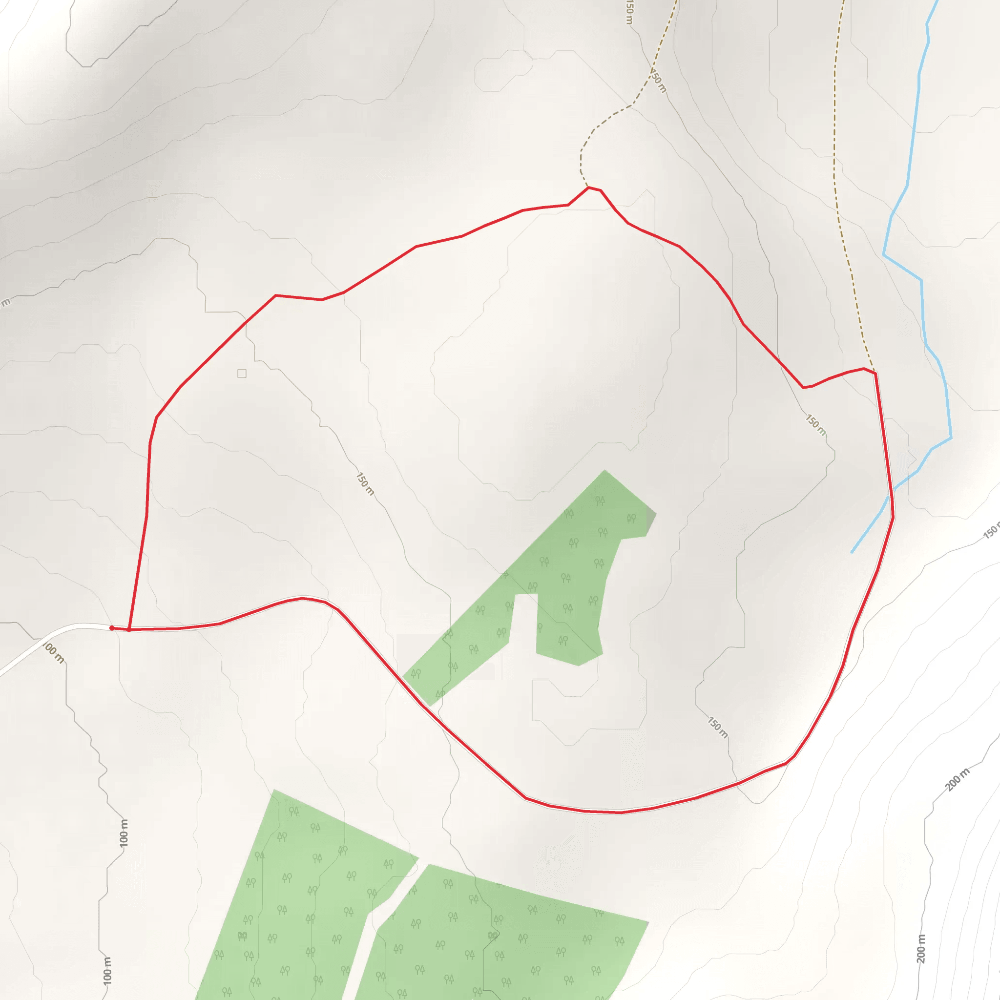 Coillte Loop mobile static map