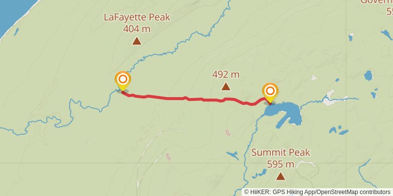 Big and Little Carp Trails alt 1 Map