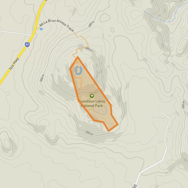 Coalstoun Lakes National Park mobile static map