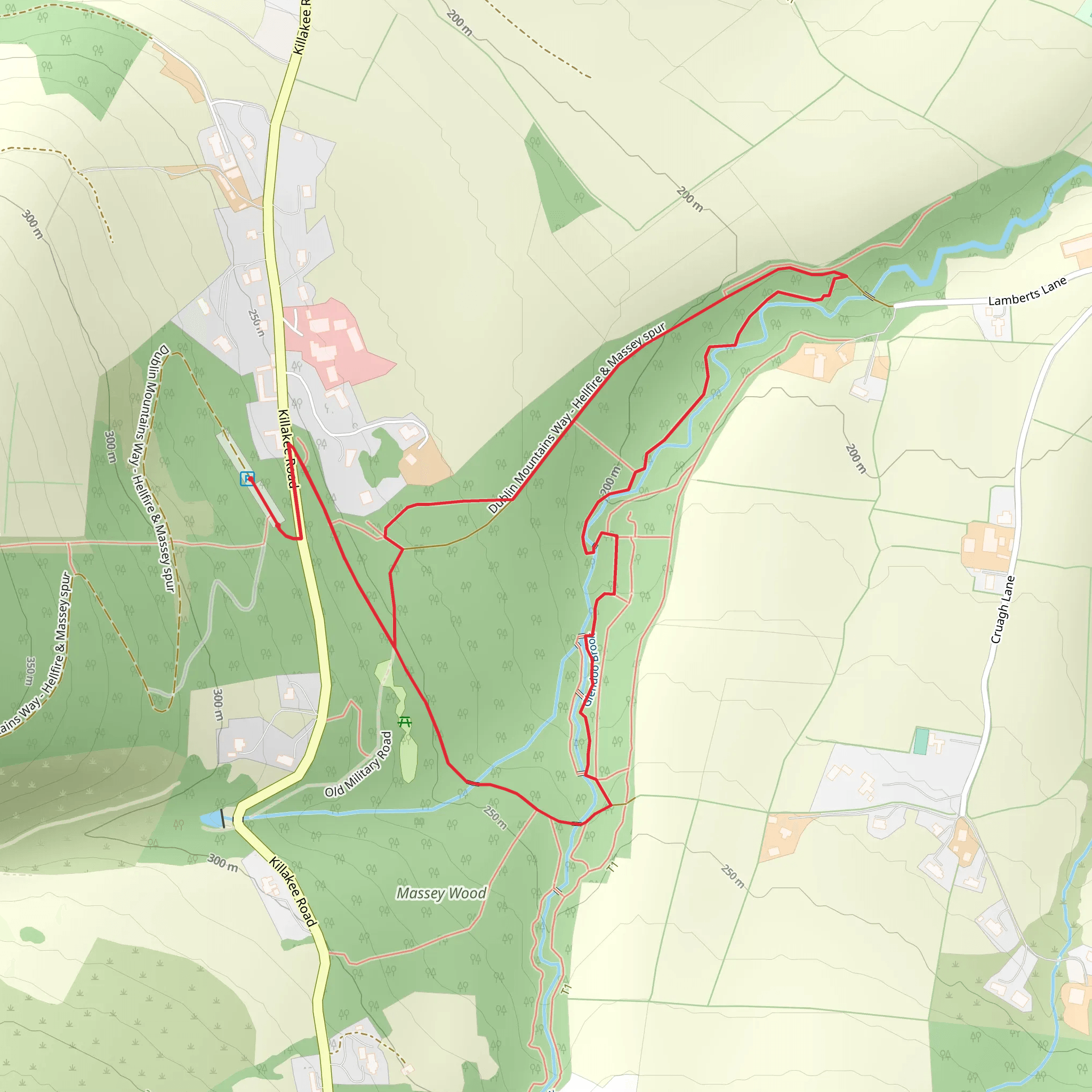 Massey's Estate - Nature Trail mobile static map
