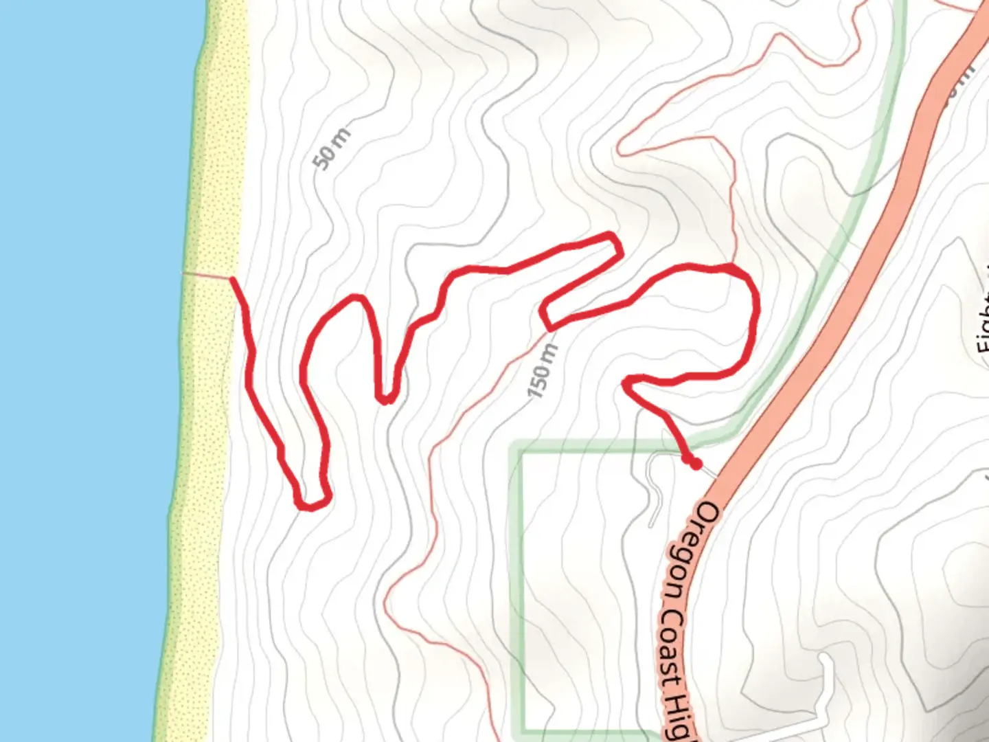 An image depicting the trail Nature Walk from Bellview Lane and its surrounding area.