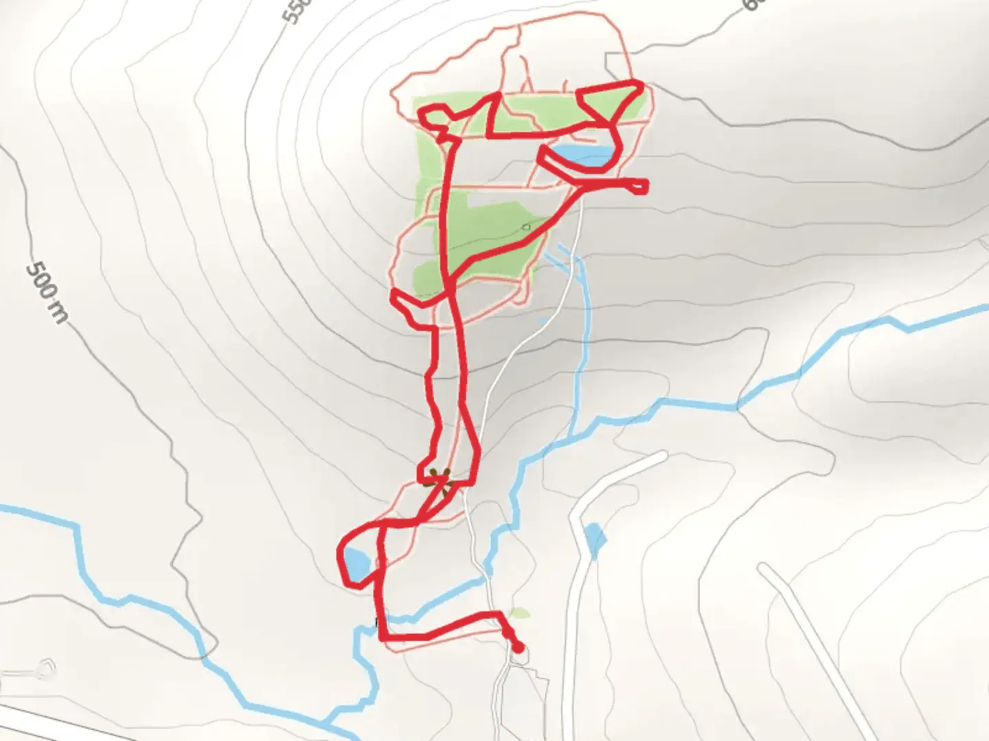 An image depicting the trail Rohr Road Loop and its surrounding area.
