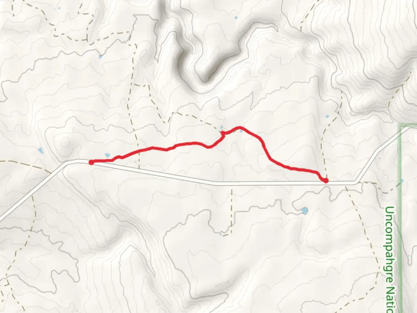 An image depicting the trail Zk Spring Trail and its surrounding area.