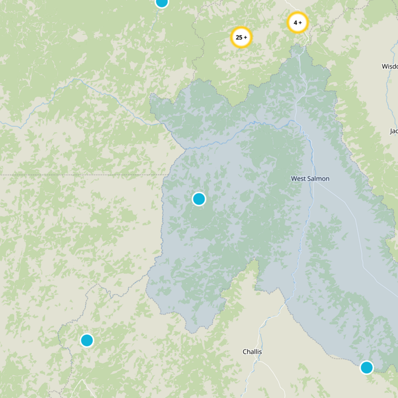 Lemhi County Static Map