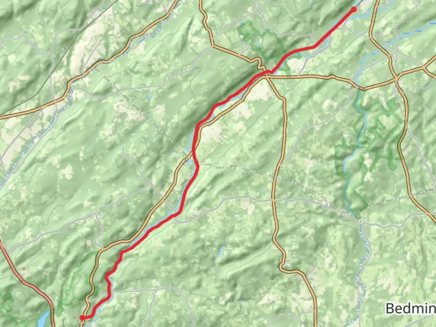 An image depicting the trail South Branch Raritan River - Columbia Trail and its surrounding area.