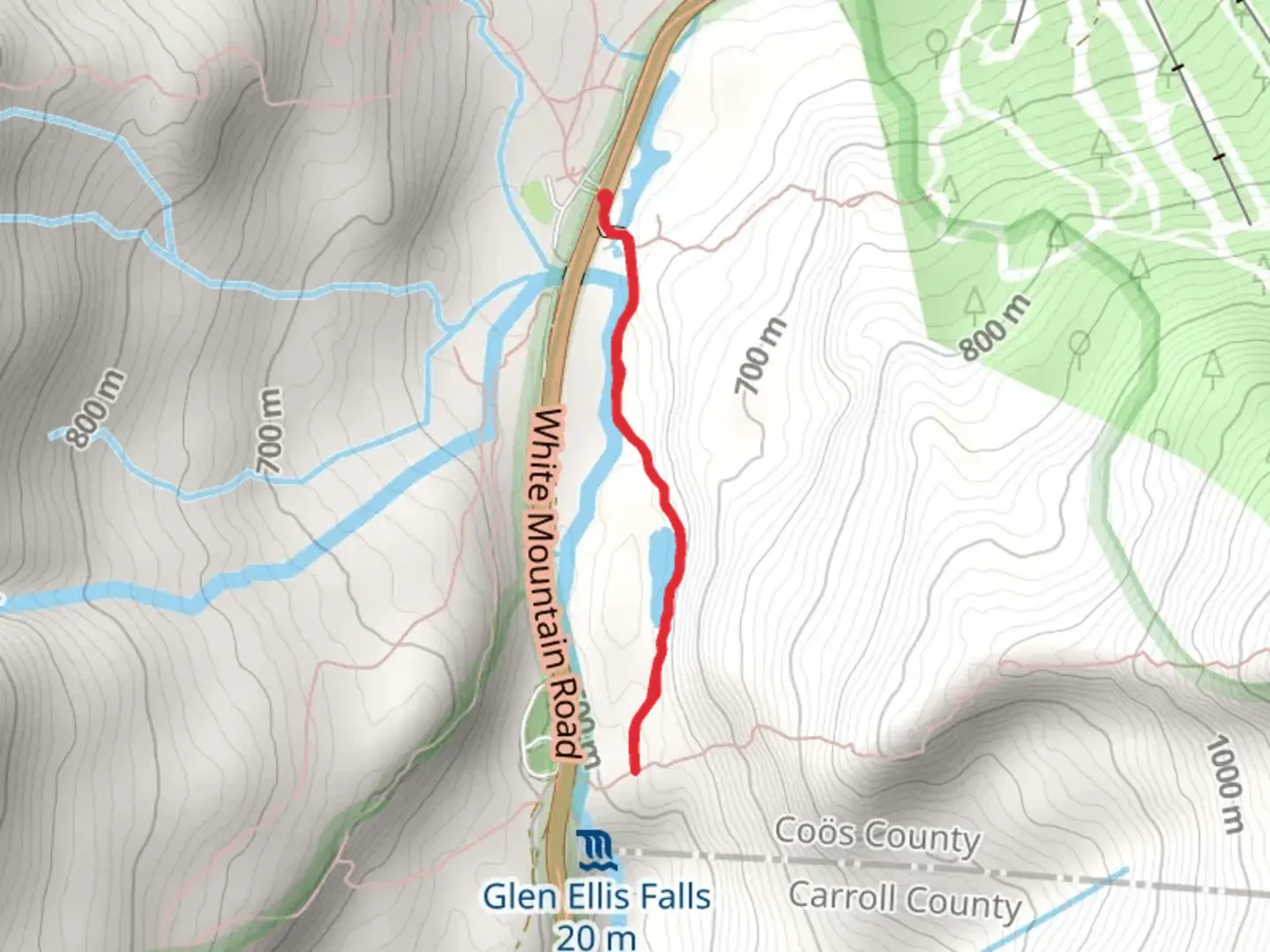An image depicting the trail Lost Pond Trail and its surrounding area.
