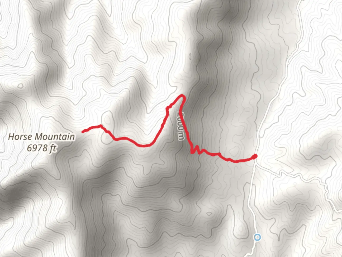 An image depicting the trail Horse Mountain Trail and its surrounding area.