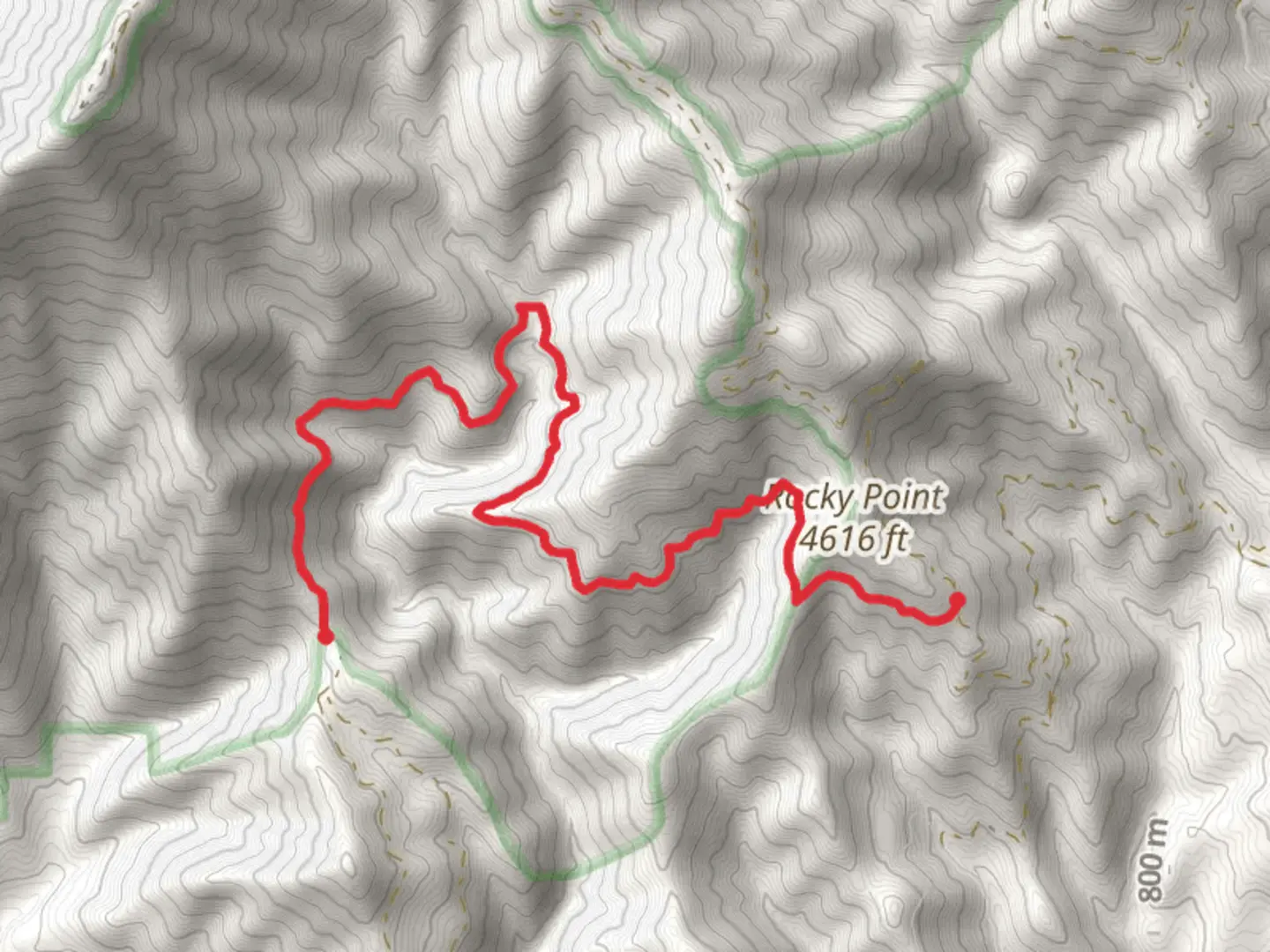 An image depicting the trail Dolly Ditch Trail and its surrounding area.