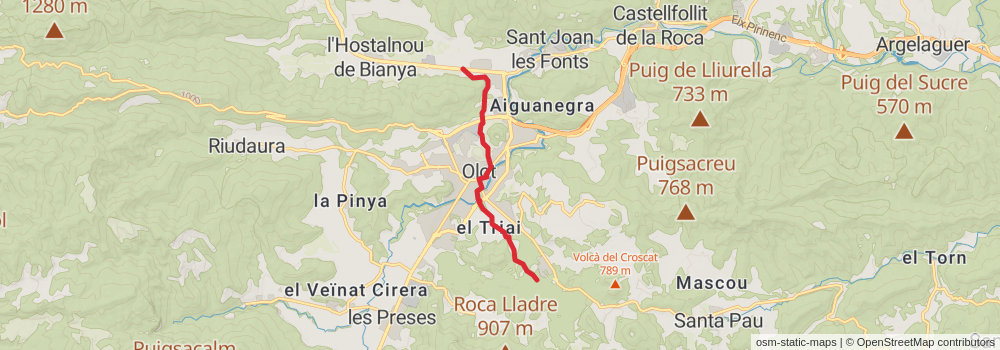 GR 83 - Camino del Norte or Canigó stage 9 Map