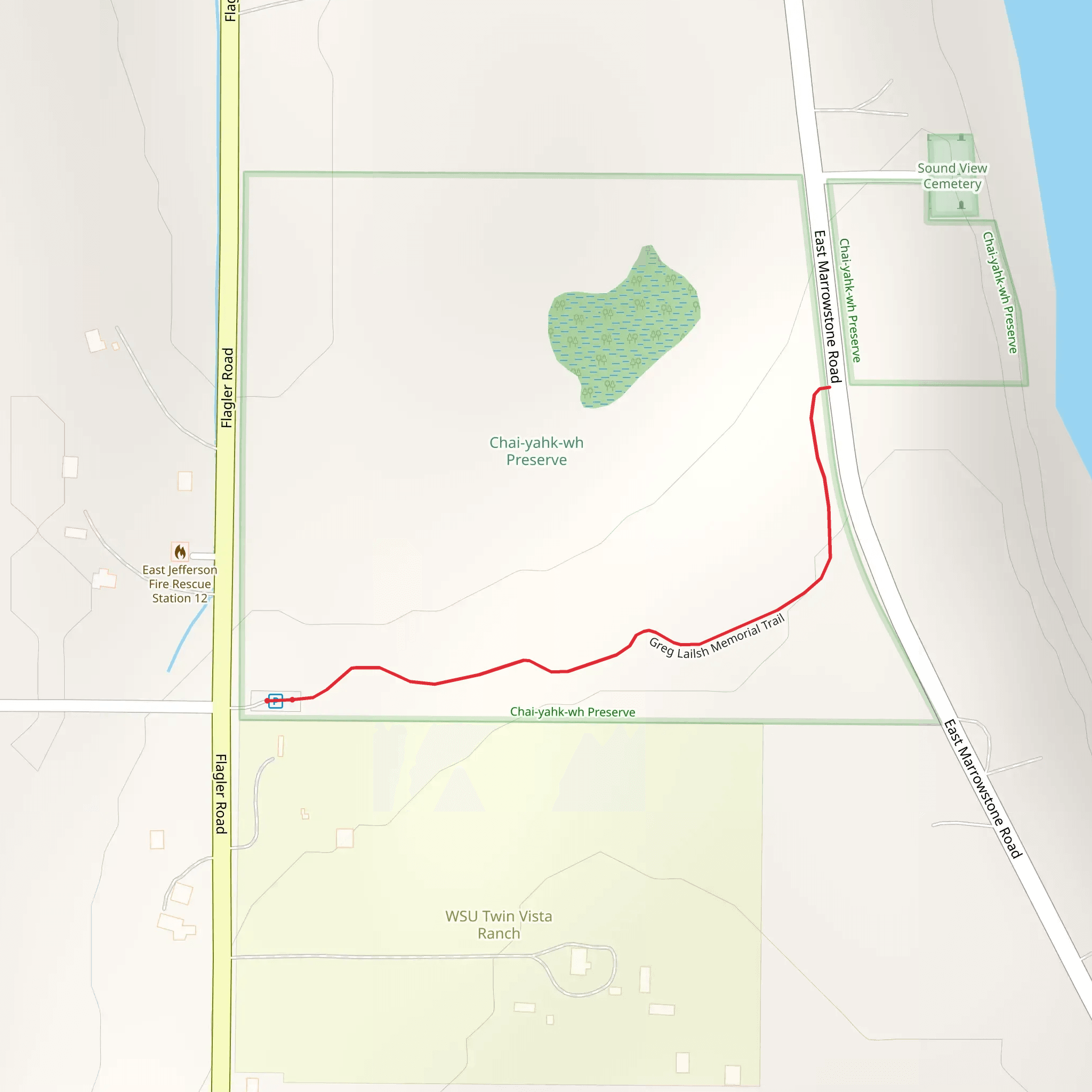 Greg Lailsh Memorial Trail mobile static map