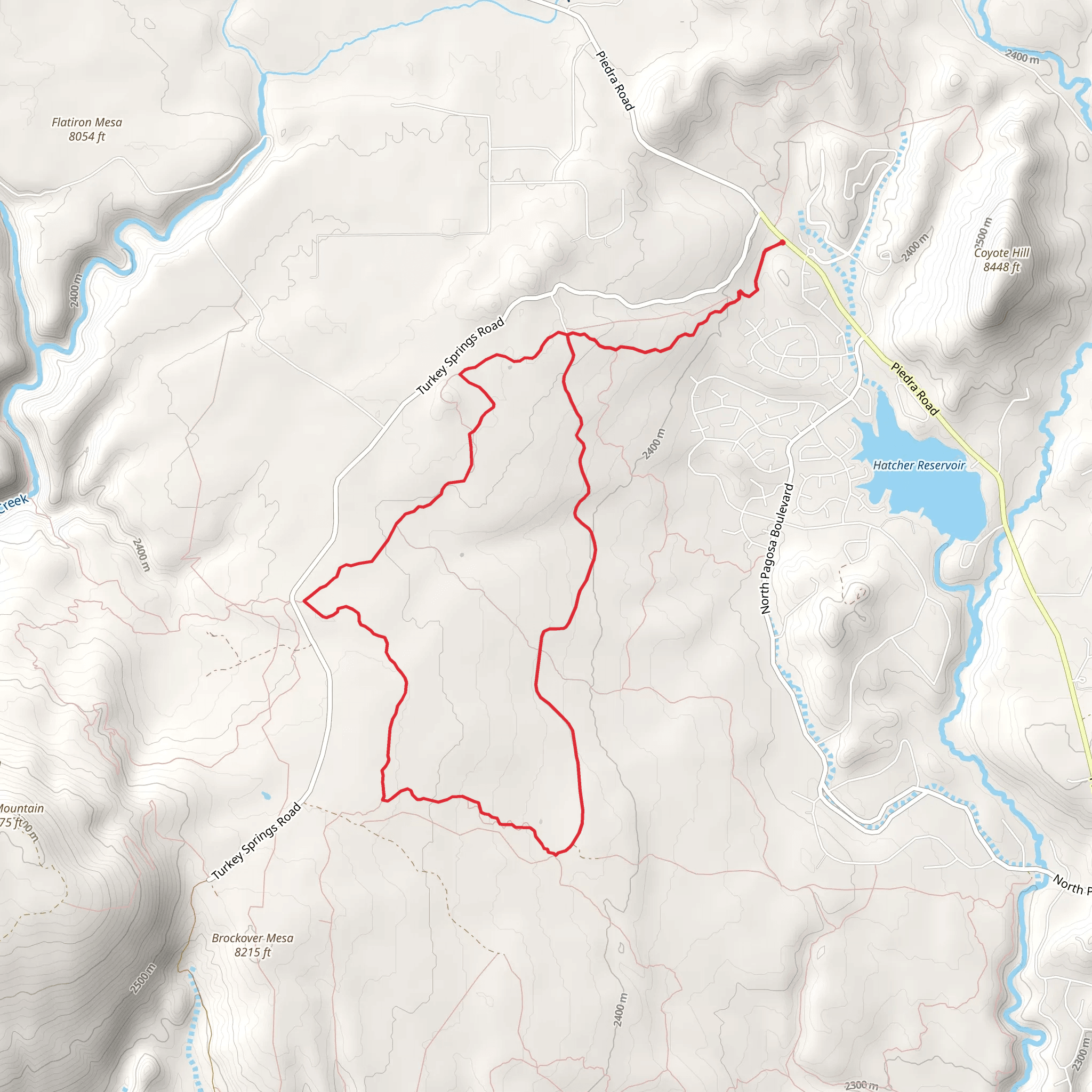 Round Park and Gopher Loop Trail mobile static map