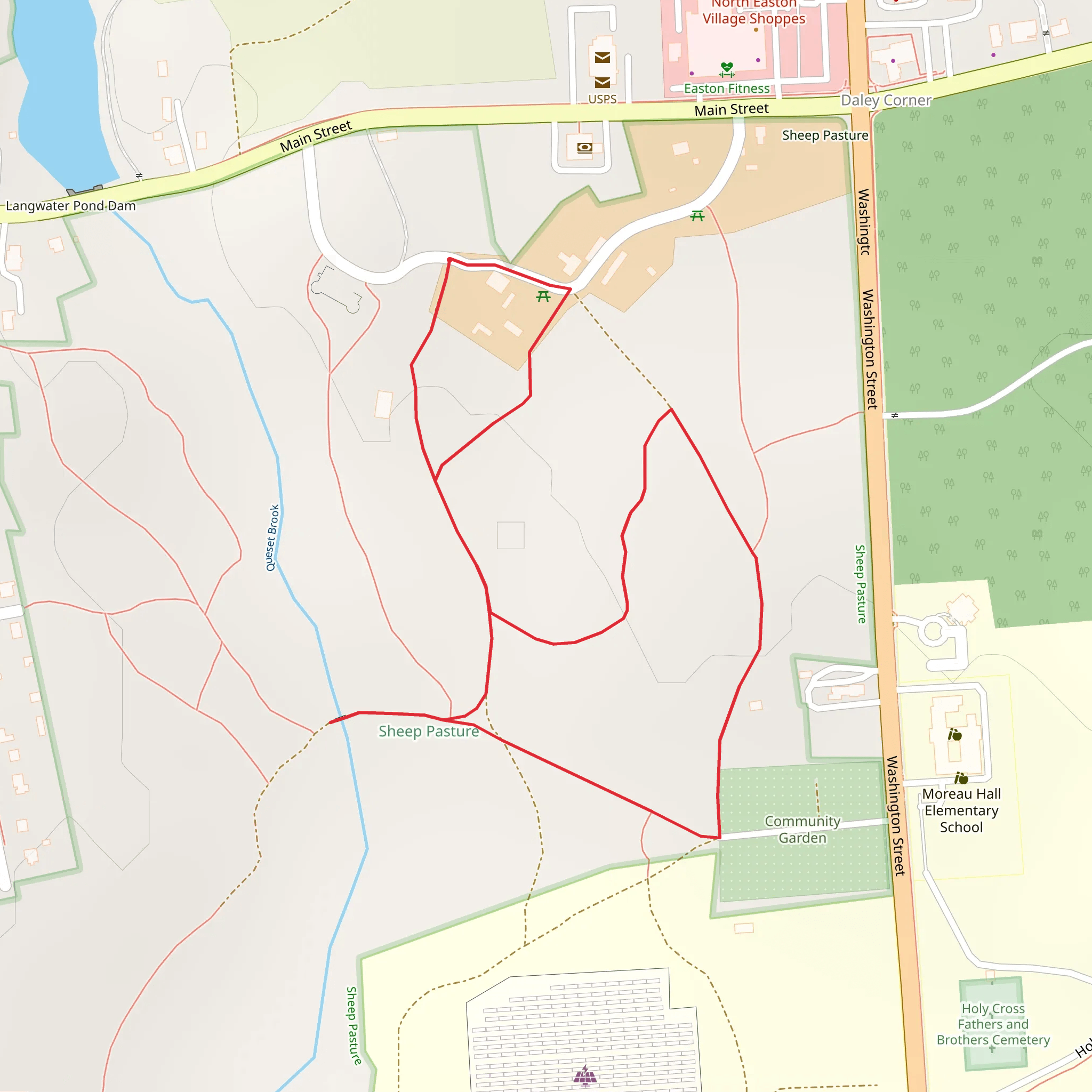 Sheep Pasture Loop mobile static map
