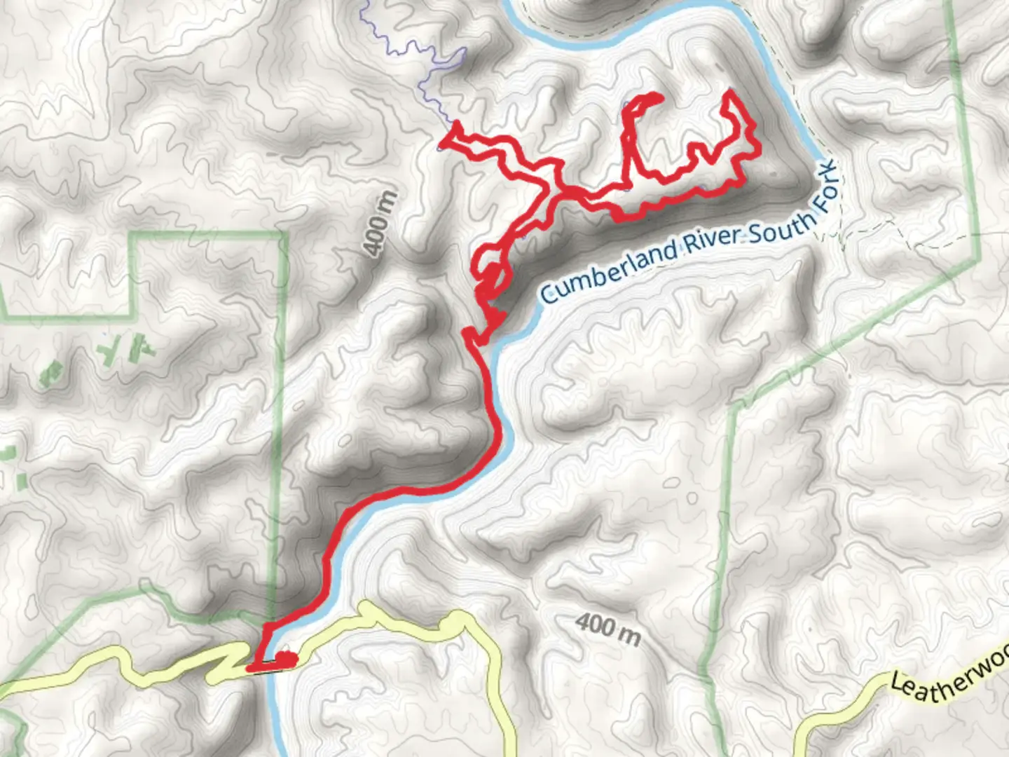An image depicting the trail John Muir Trail and Grand Gap Loop and its surrounding area.