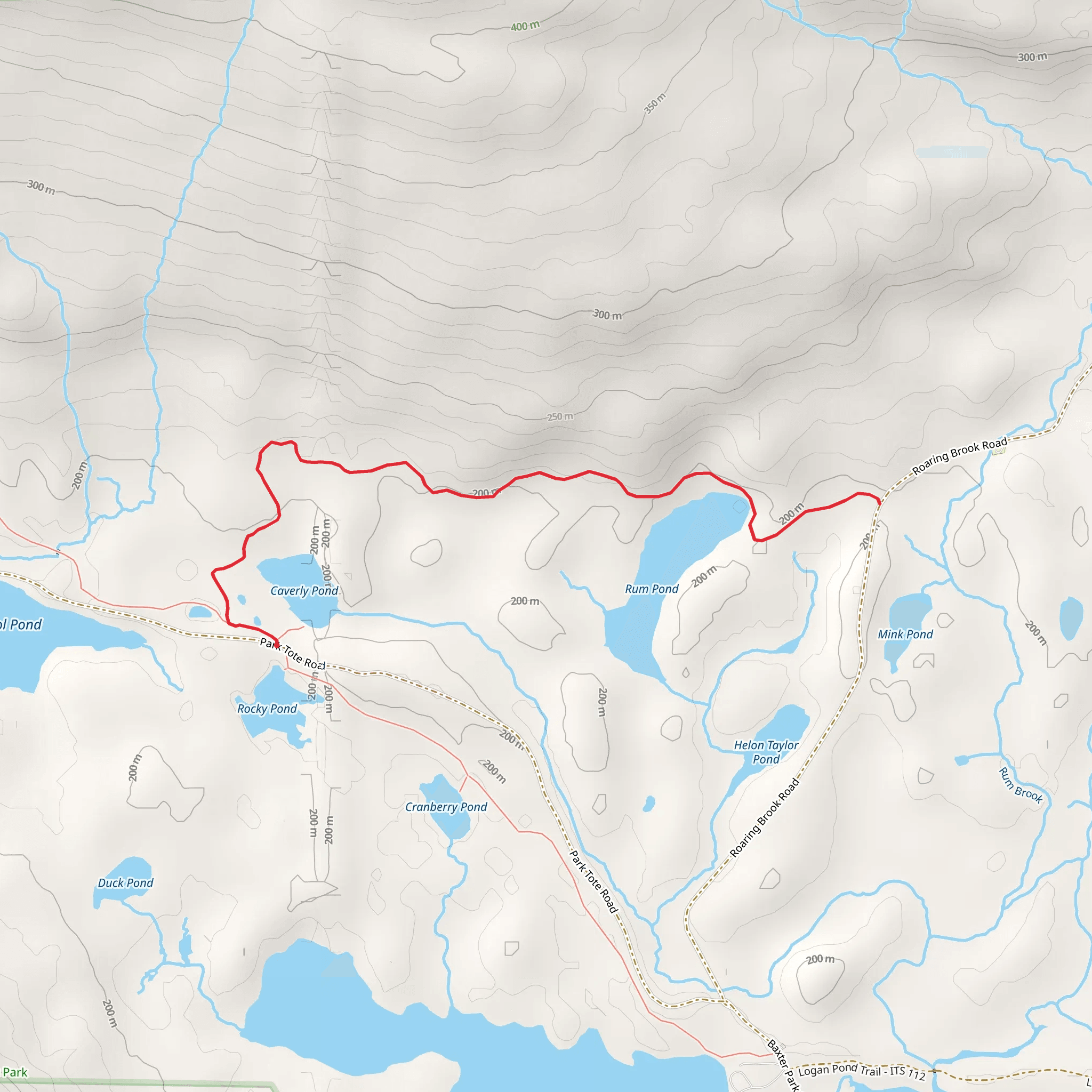 Rum Pond Trail mobile static map