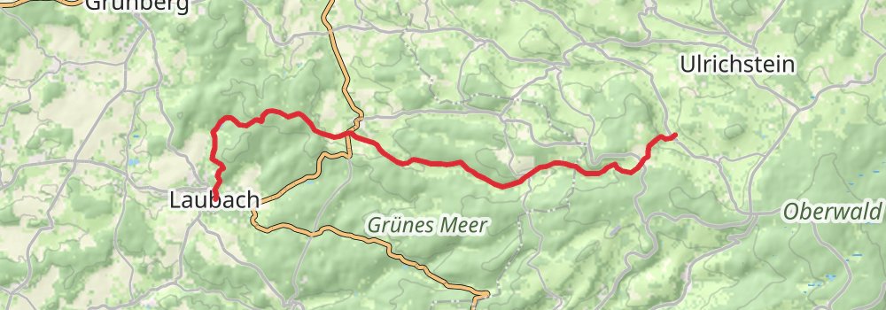 Vulkanring Vogelsberg stage 6 Map