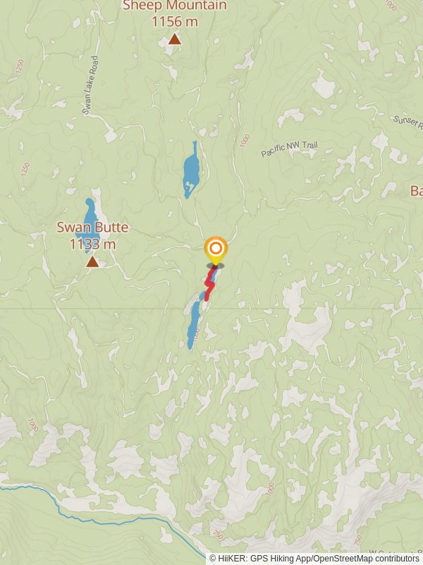 Fish Lake Trail mobile static map