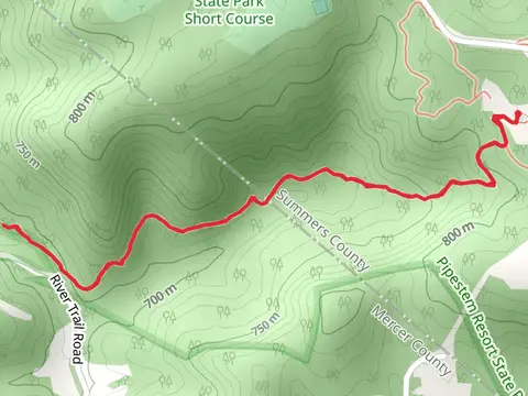 County Line Trail Out and Back