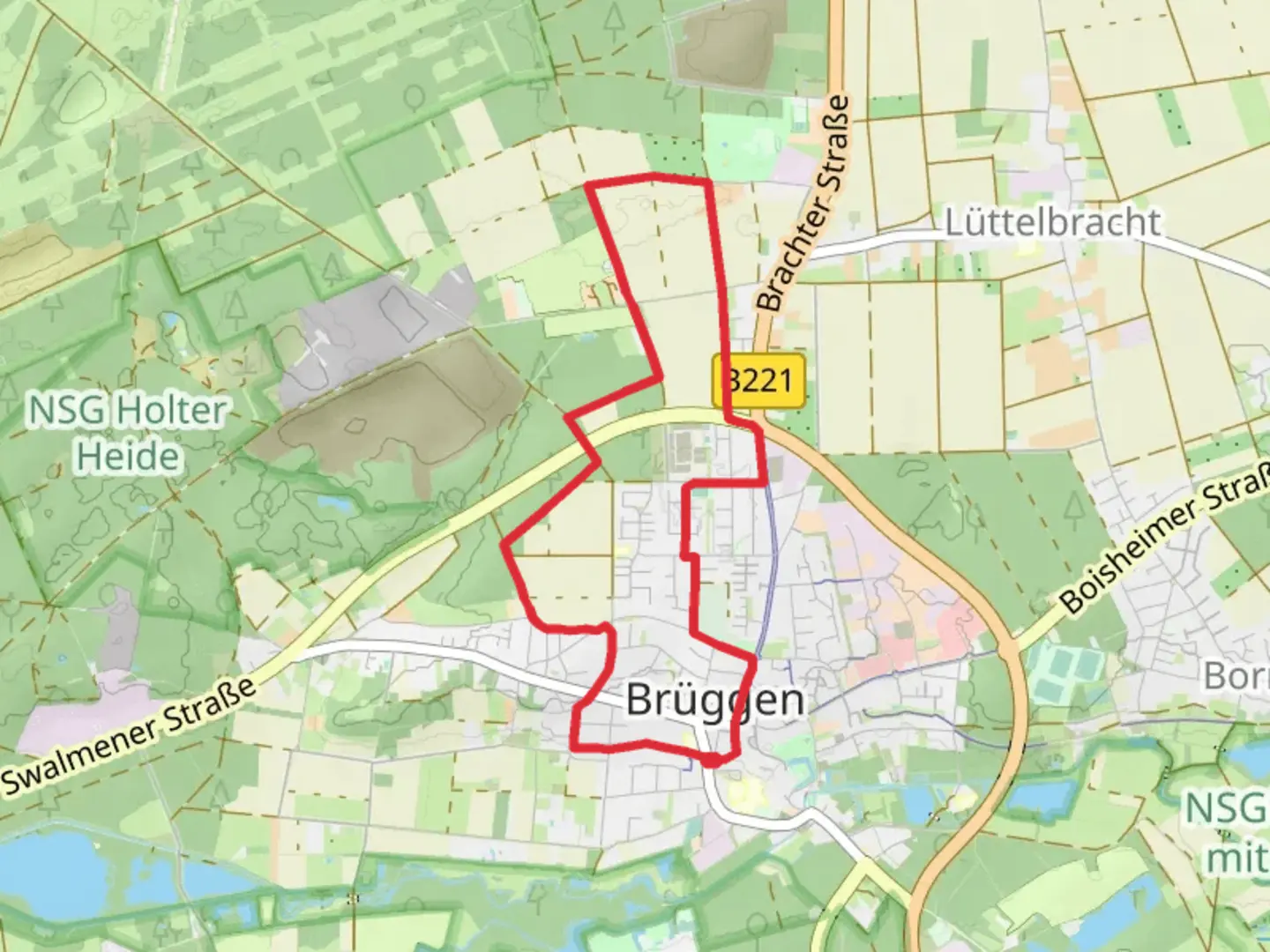An image depicting the trail Rundweg Natur und Tierpark and its surrounding area.