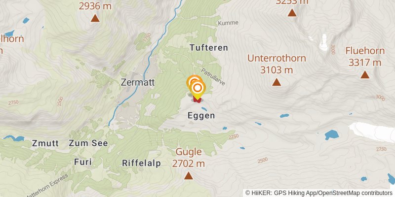 Tour Monte Rosa spur 2 Map