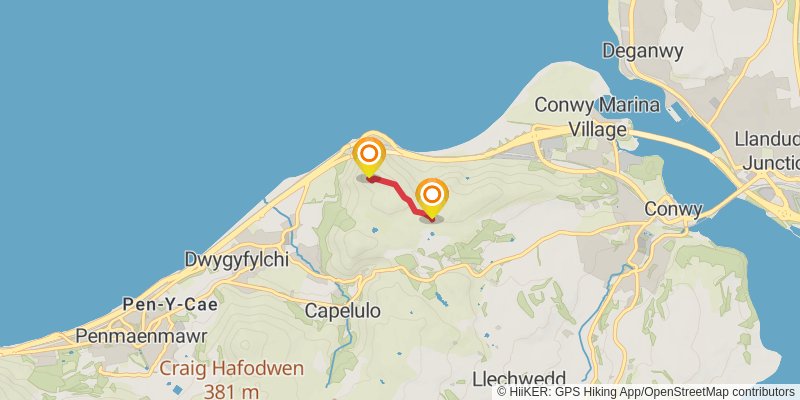 Cambrian Way spur 3 Map