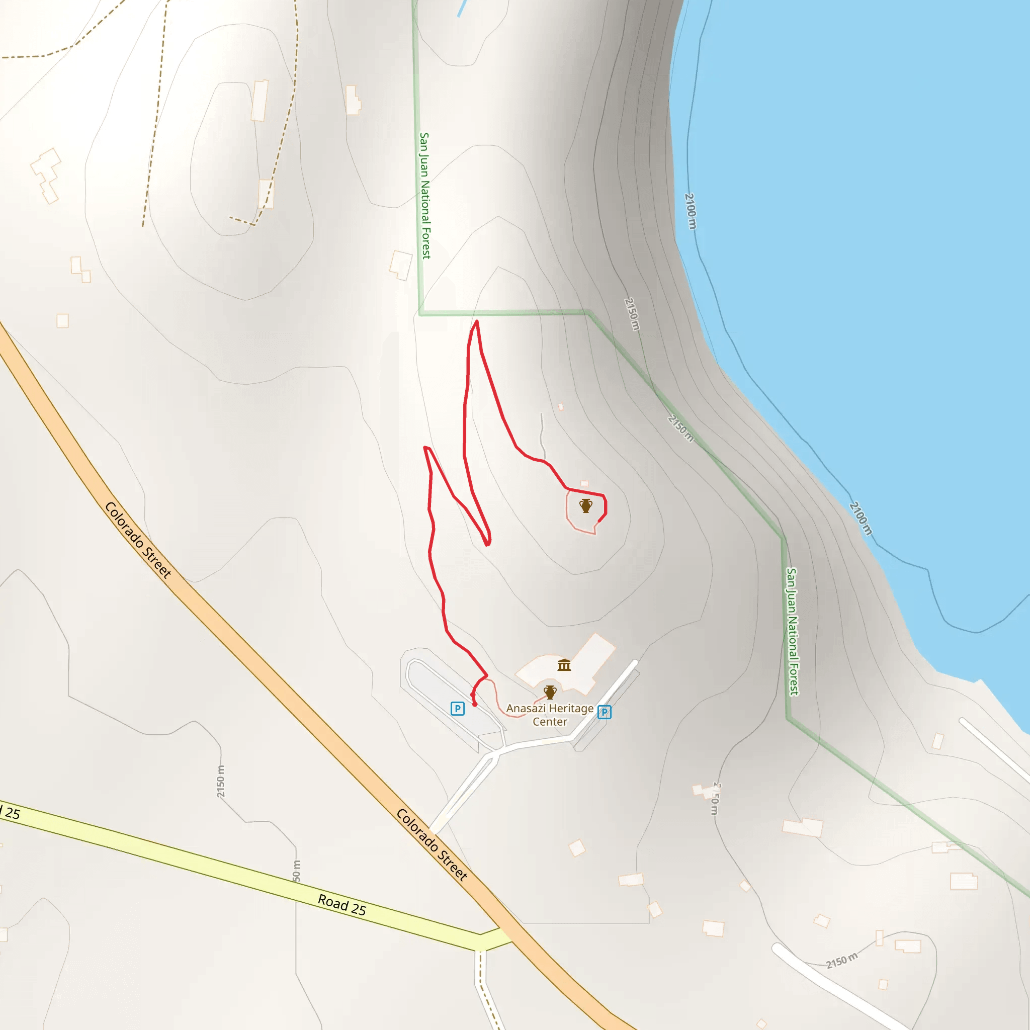 Colorado Street mobile static map