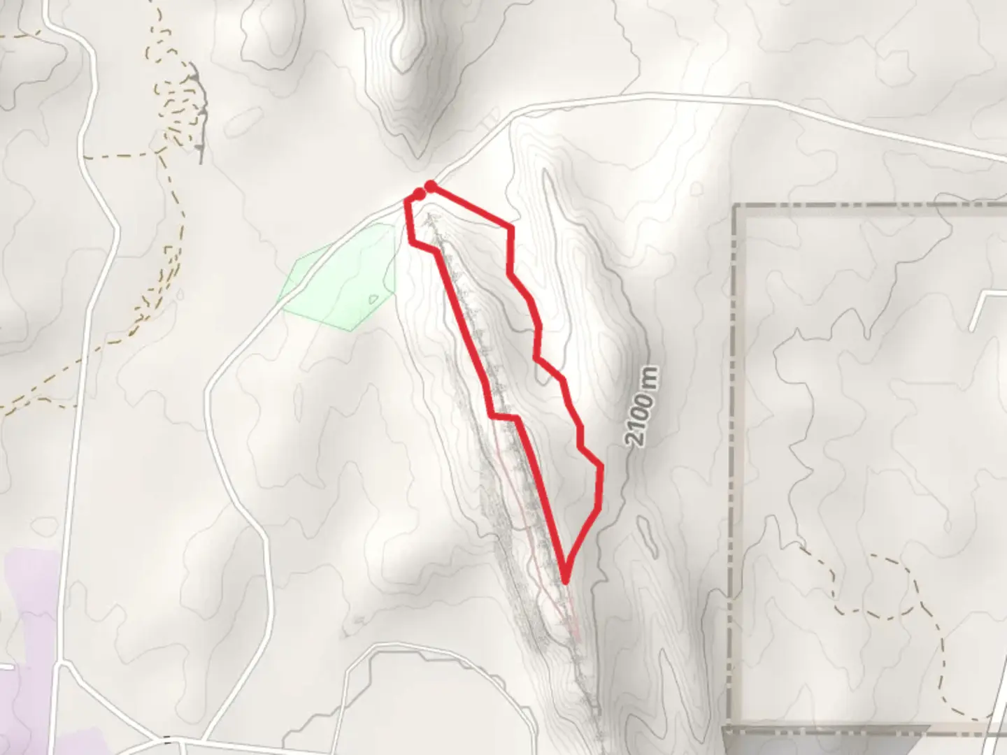 An image depicting the trail North Hogback Loop Trail and its surrounding area.