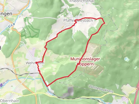 Wehrheim and Pfaffenwiesbach Loop