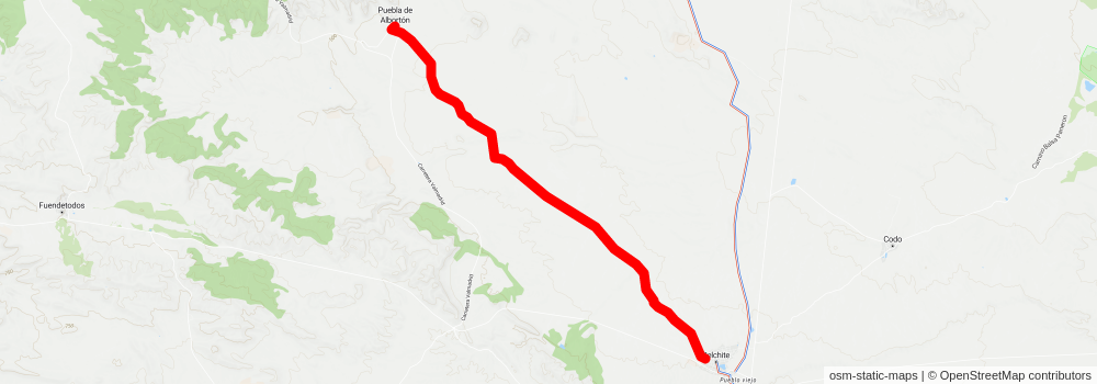 Fuendetodos - Belchite PR Z 81 stage 2 Map
