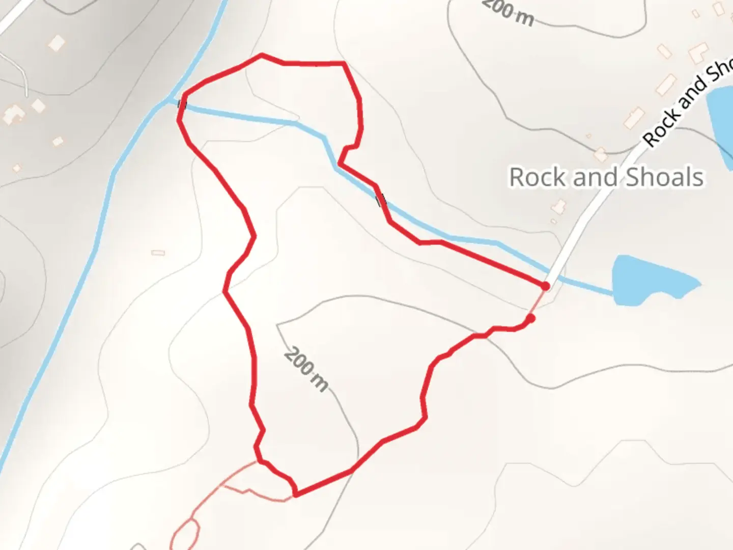 An image depicting the trail Cedar Creek Loop and its surrounding area.
