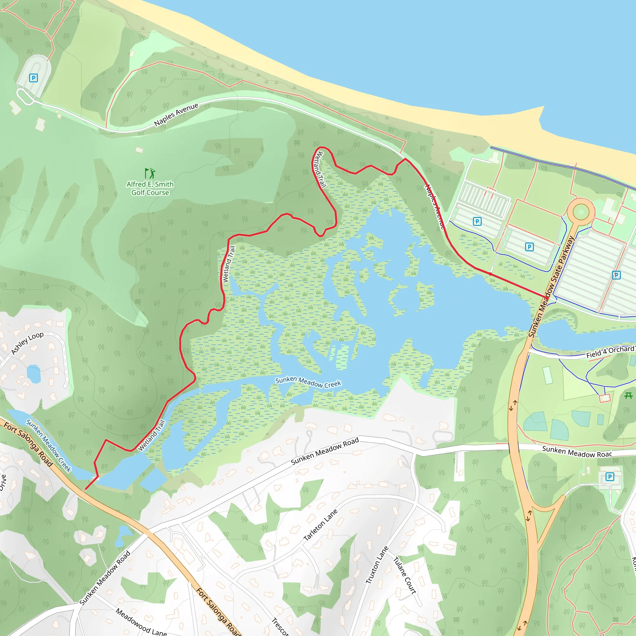 Wetland Trail mobile static map