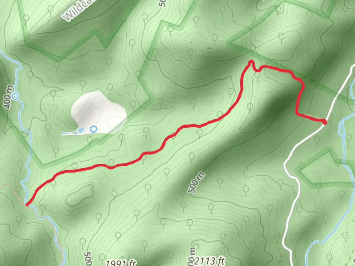 An image depicting the trail Capon Trail and its surrounding area.