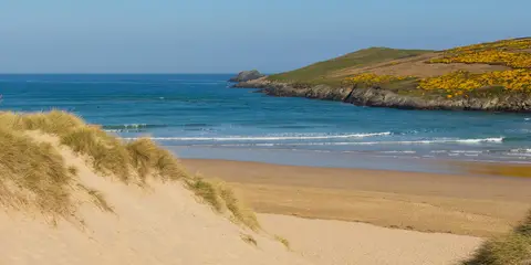An image depicting the trail Bay Hotels - Beresford - Crantock and Penpol Creek Walk and its surrounding area.