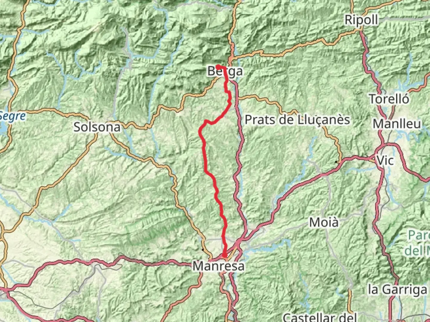 An image depicting the trail GR 179 Sendero de los Maquis and its surrounding area.