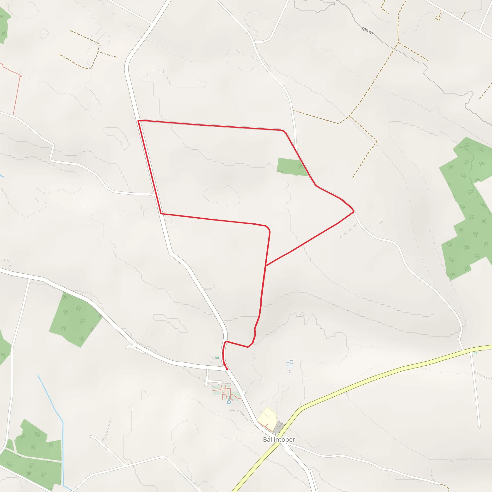 Ballintubber Rambling Trail mobile static map