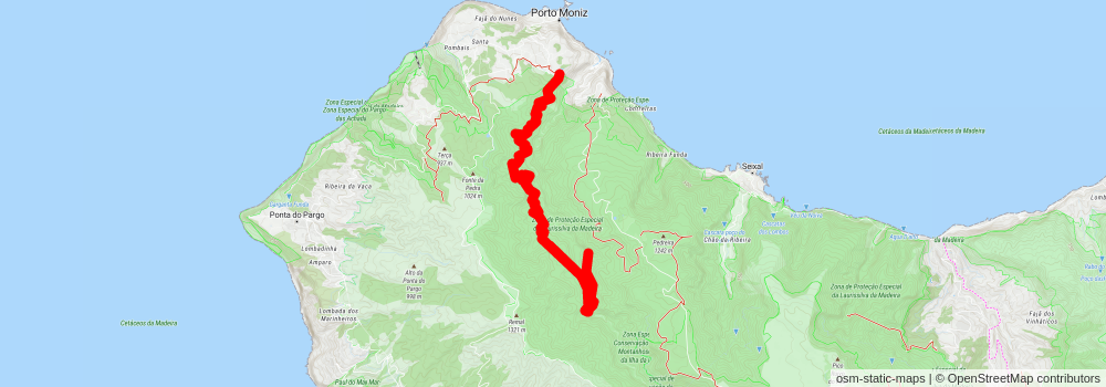 Levada da Ribeira da Janela stage 3 Map