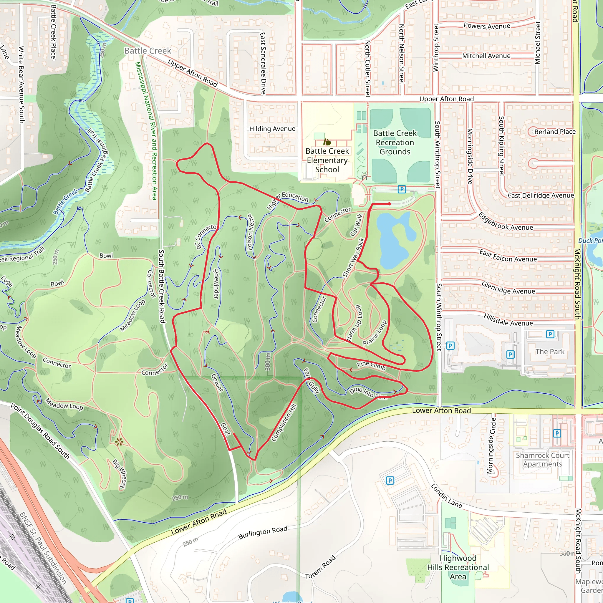 World Cup Course Loop mobile static map